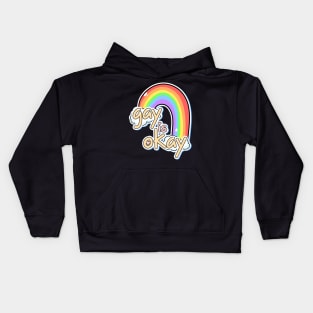 Gay is Okay Kids Hoodie